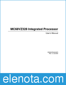 Motorola MC68VZ328UM datasheet