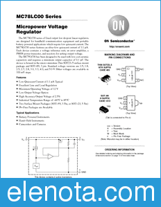 ON Semiconductor MC78LC00 datasheet