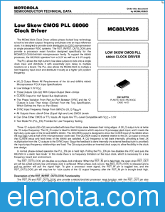 Motorola MC88LV926 datasheet