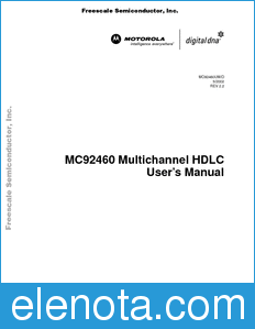Freescale MC92460UM datasheet