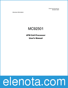 Motorola MC92501UM datasheet