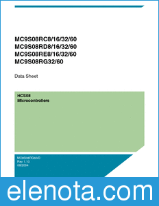 Freescale MC9S08RG60 datasheet