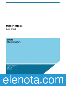 Freescale MC9S12NE64V1 datasheet