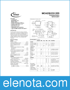 Infineon MCA230. datasheet
