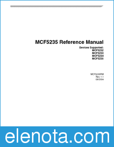Freescale MCF5235RM datasheet