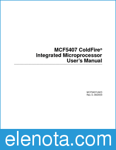 Motorola MCF5407UM datasheet