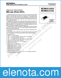 Motorola MCM63L836A datasheet