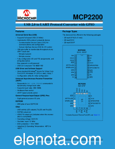 Microchip Technology Inc. MCP2200 datasheet