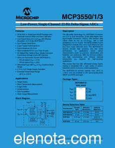 Microchip MCP3550-50 datasheet