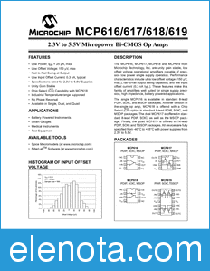 Microchip MCP616 datasheet