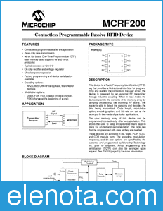Microchip MCRF200 datasheet
