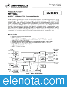 Motorola MCT5100 datasheet