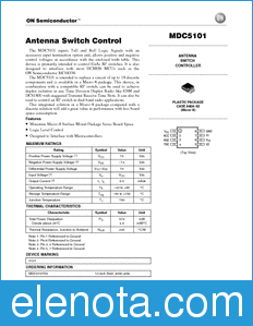 ON Semiconductor MDC5101 datasheet