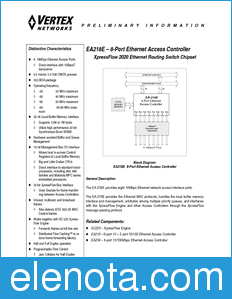 Zarlink Semiconductor MEA-218E datasheet
