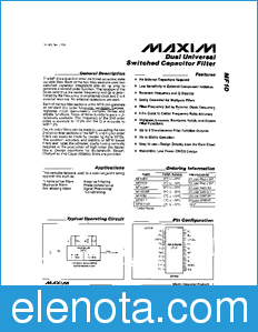 Maxim MF10 datasheet