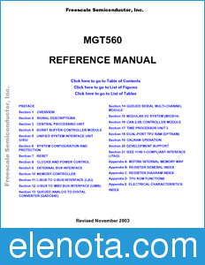 Freescale MGT560RM datasheet