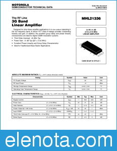 Motorola MHL21336 datasheet