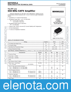 Freescale MHW6222_D datasheet