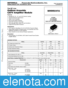 Freescale MHW9247A datasheet