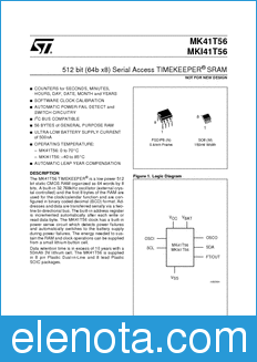 STMicroelectronics MK41T56 datasheet