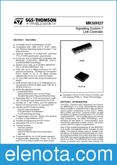 STMicroelectronics MK50H27 datasheet