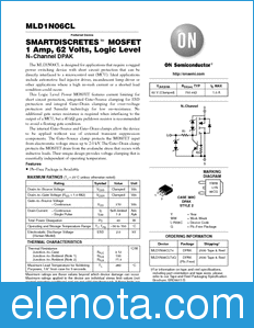 ON Semiconductor MLD1N06CL datasheet