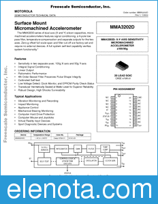 Freescale MMA3202D datasheet