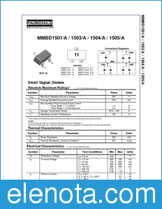 Fairchild MMBD1503A datasheet