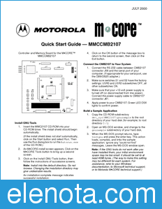 Motorola MMCCMB2107QS datasheet