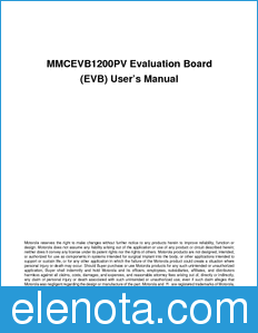 Motorola MMCEVB1200UM datasheet