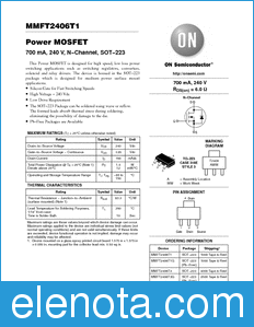 ON Semiconductor MMFT2406T1 datasheet