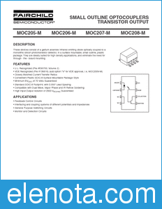 Fairchild MOC207-M datasheet