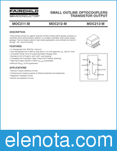 Fairchild MOC212-M datasheet
