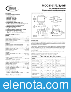 Infineon MOC8101 datasheet