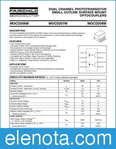 Fairchild MOCD208-M datasheet