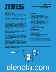 Monolithic Power Systems MP4001 datasheet