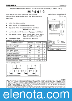 Toshiba MP4410 datasheet