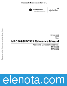 Freescale MPC561RM datasheet