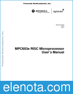 Freescale MPC603EUM datasheet
