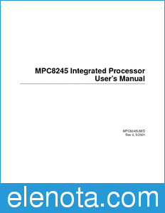 Motorola MPC8245UM datasheet