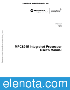 Freescale MPC8245UM datasheet