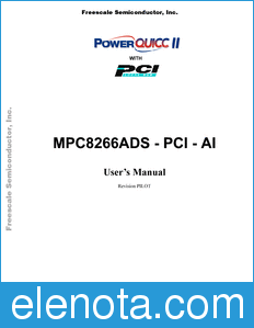 Freescale MPC8266ADSPCIAIUM datasheet