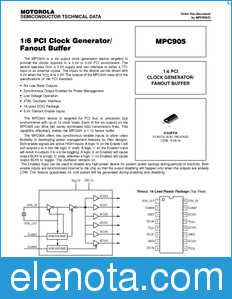 Motorola MPC905 datasheet