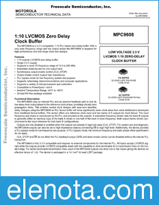 Freescale MPC9608 datasheet