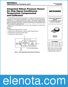 Motorola MPX5999D datasheet