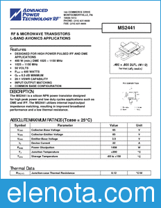 Microsemi MS2441 datasheet