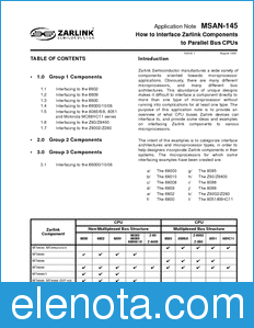 Zarlink Semiconductor MSAN-145 datasheet