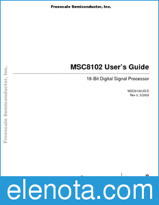 Freescale MSC8102UG datasheet