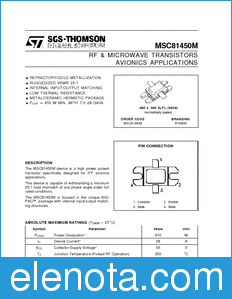 STMicroelectronics MSC81450M datasheet