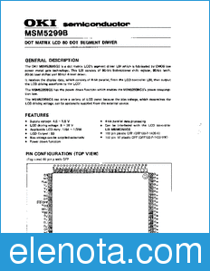 others MSM5299B datasheet